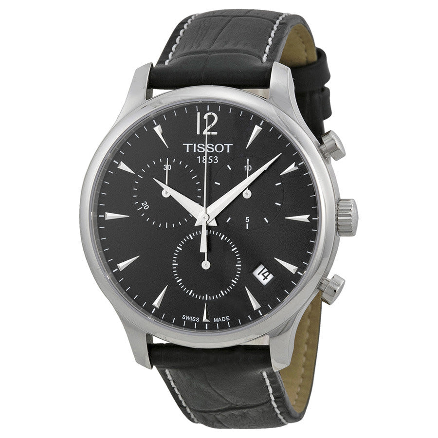 T0636171605700 -Tissot Men's T063.617.16.057.00 T-Classic Chrono Black Watch