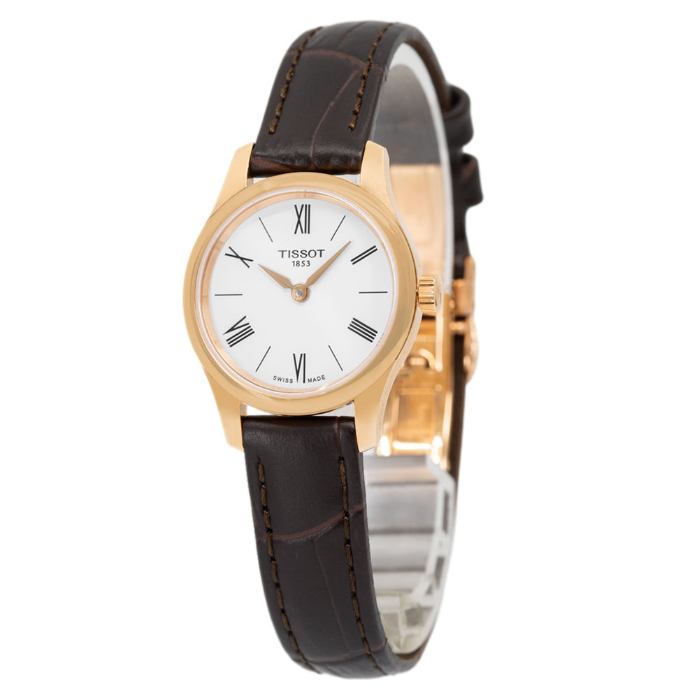 T0630093601800-Tissot Ladies T063.009.36.018.00 Tradition 5.5 PVD Watch