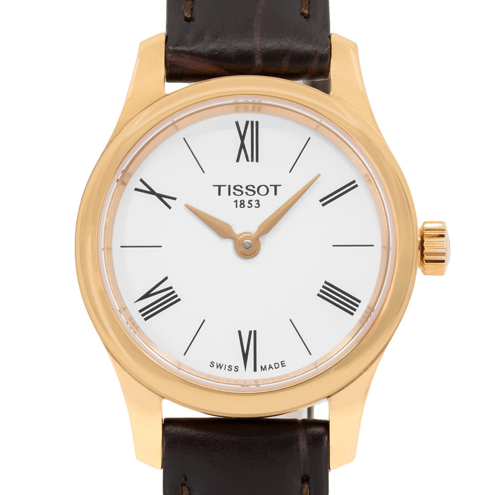 T0630093601800-Tissot Ladies T063.009.36.018.00 Tradition 5.5 PVD Watch