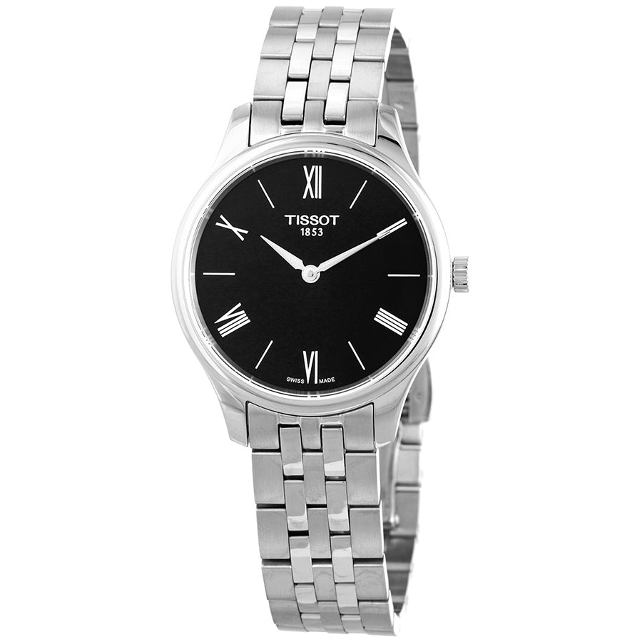 T0632091105800-Tissot Ladies T063.209.11.058 Tradition 5.5 Black Dial Watch