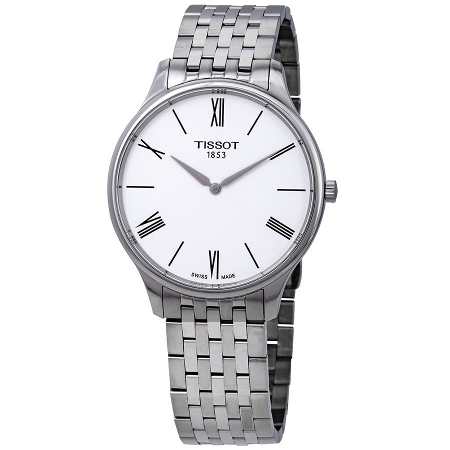 T0634091101800-Tissot Men's T063.409.11.018.00 Tradition White Dial Watch