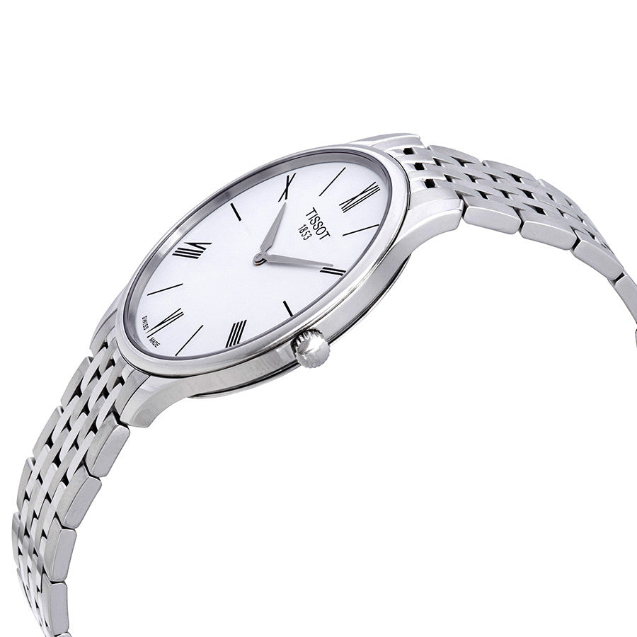T0634091101800-Tissot Men's T063.409.11.018.00 Tradition White Dial Watch