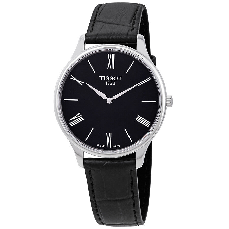 T0634091605800-Tissot Men's T063.409.16.058.00 Tradition Black Dial Watch