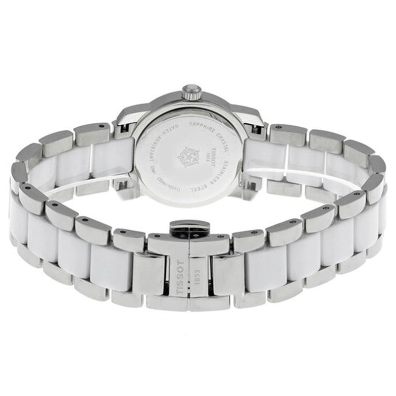 T0642102201600-Tissot Ladies T064.210.22.016.00  White Ceramic Watch