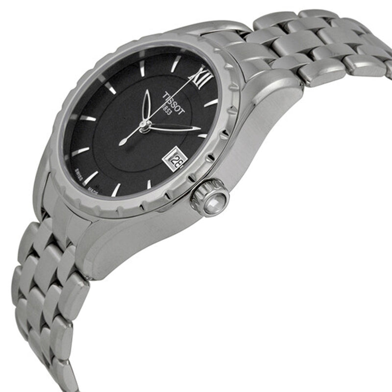 T0722101105800- Tissot T072.210.11.058.00 T-Lady Black Dial Watch