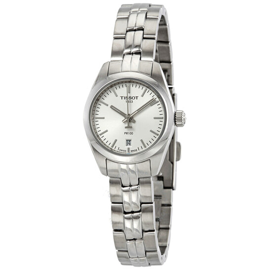 T1010101103100-Tissot Ladies T101.010.11.031.00 PR 100 Silver Dial Watch