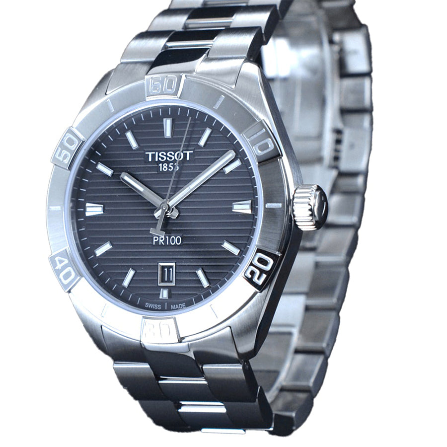 T1016101105100-Tissot T101.610.11.051.00 PR 100 Sport Black Dial Watch 
