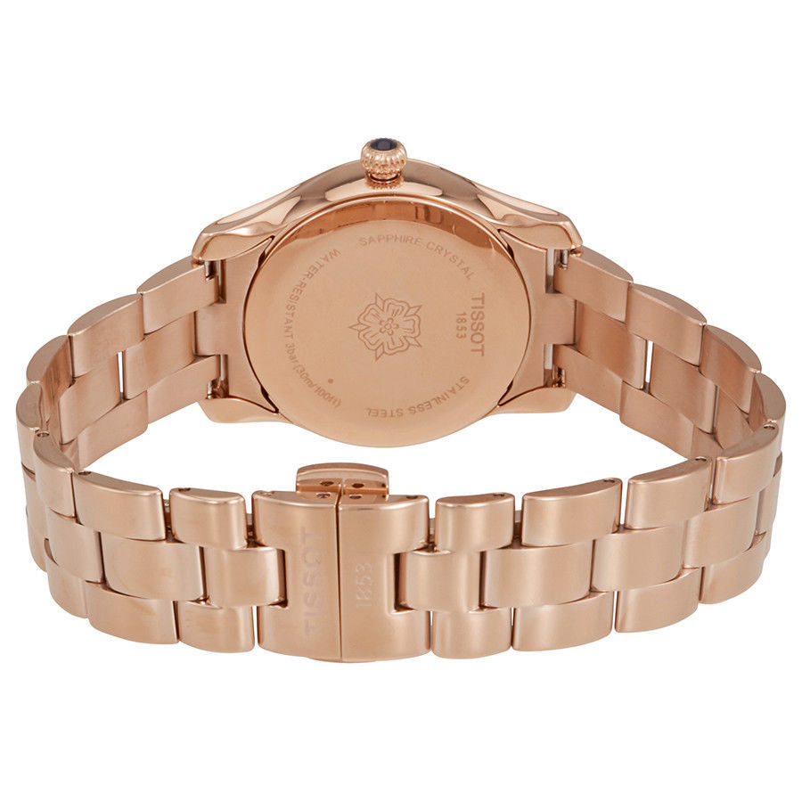 T1122103345100-Tissot Ladies T112.210.33.451.00 T-Wave Rose Gold Tone Watch