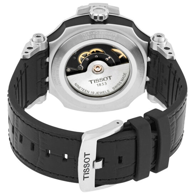 T1154071705100-Tissot Men's T115.407.17.051.00 T-Race Black Dial Watch