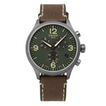 T1166173609700-Tissot Men's T116.617.36.097.00 Chrono XL Green Dial Watch