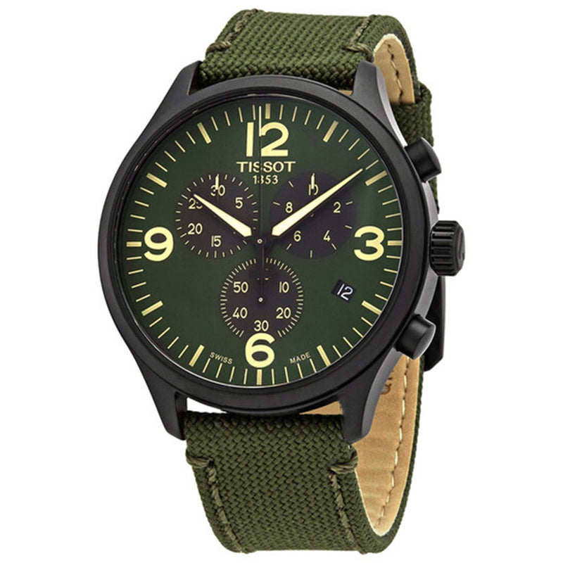 T1166173709700-Tissot Men's T116.617.37.097.00 Chrono XL Green Watch