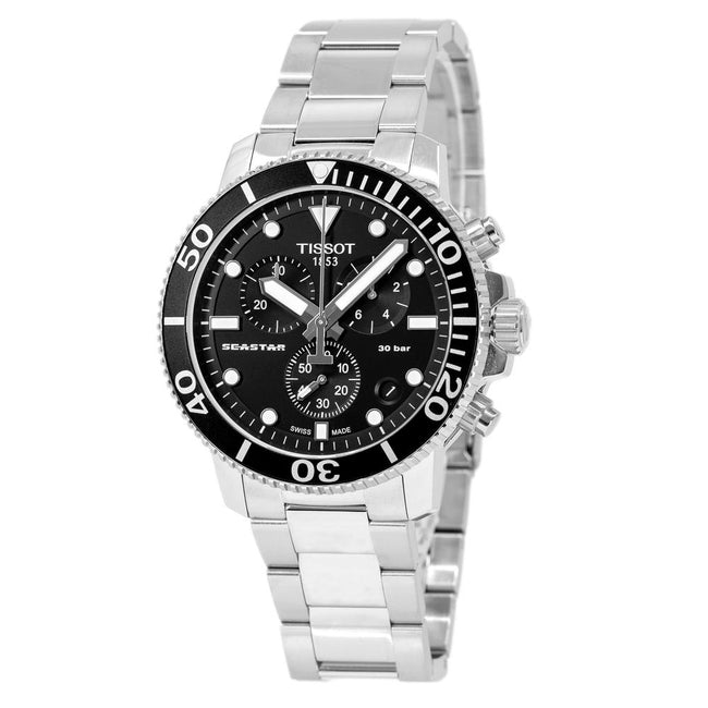 T1204171105100-Tissot Men's T120.417.11.051.00 Seastar Chronograph Watch
