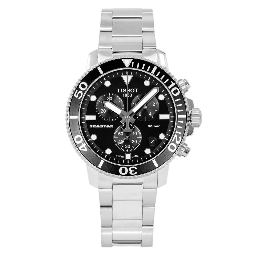 T1204171105100-Tissot Men's T120.417.11.051.00 Seastar Chronograph Watch