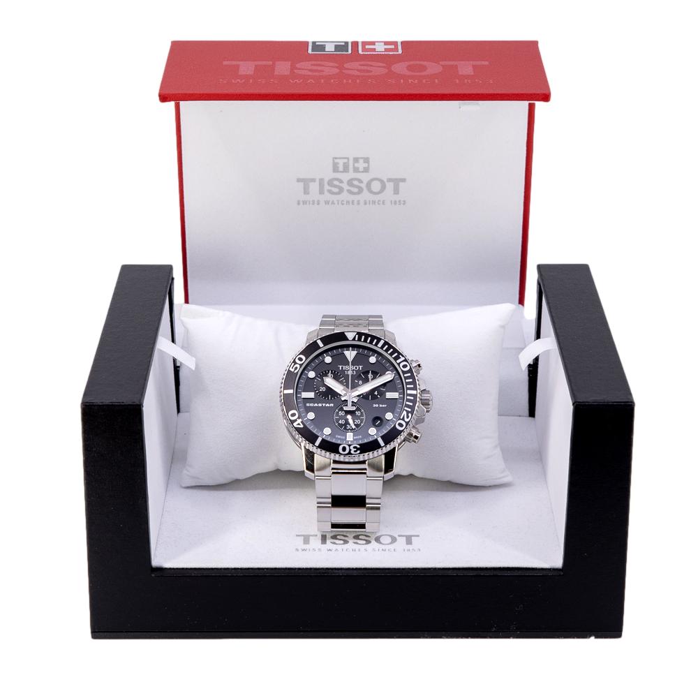 T1204171105100-Tissot Men's T120.417.11.051.00 Seastar Chronograph Watch