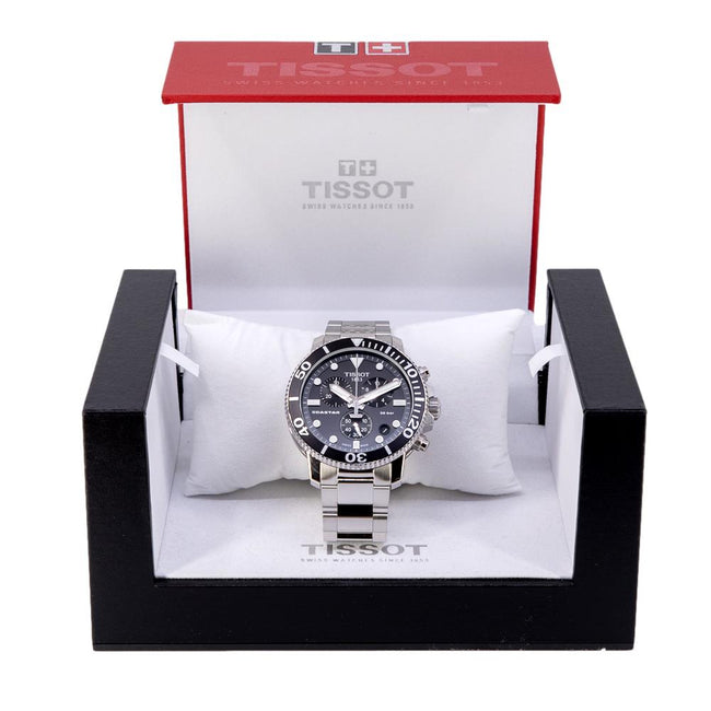 T1204171105100-Tissot Men's T120.417.11.051.00 Seastar Chronograph Watch