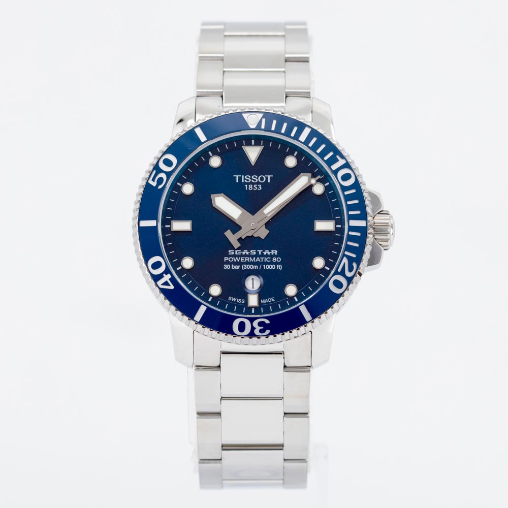 T1204071104103-Tissot T120.407.11.041.03 Seastar 1000 Blue Dial Watch
