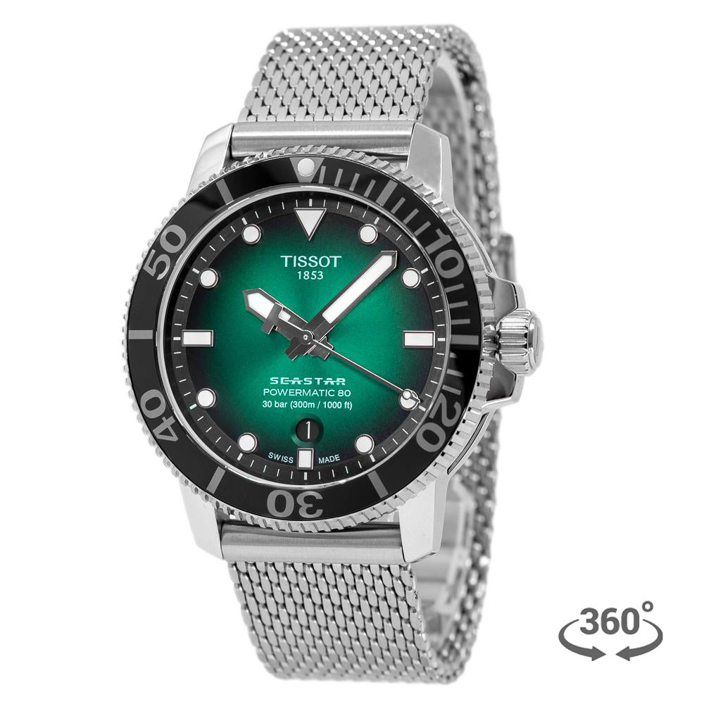 T1204071109100-Tissot Men's T120.407.11.091.00 Seastar Powermatic Watch