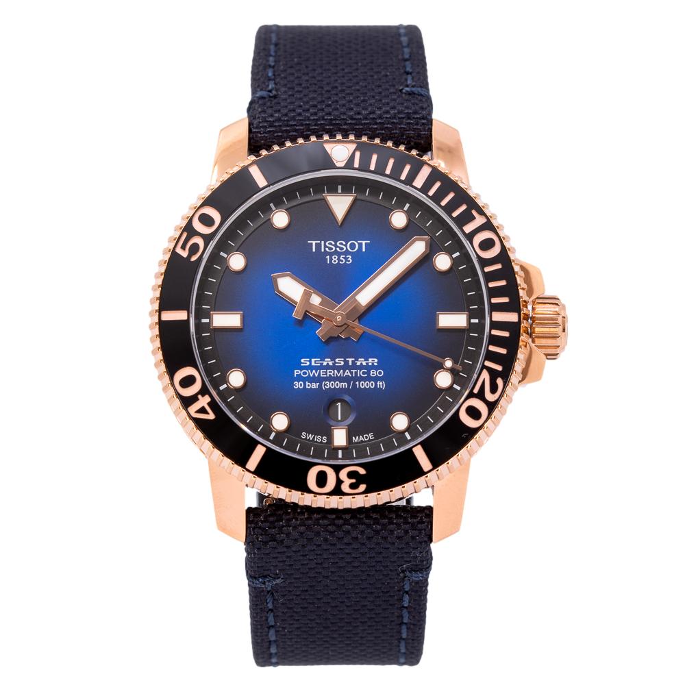 T1204073704100-Tissot T120.407.37.041.00 Seastar 1000 Blue Dial Watch