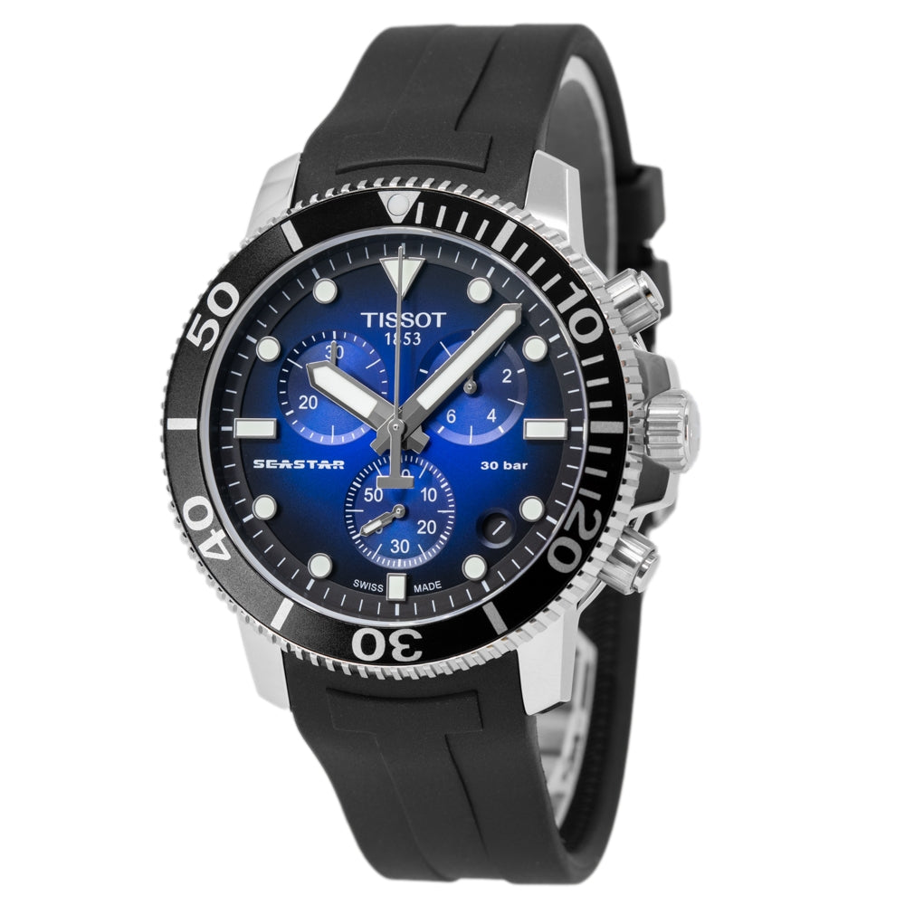 T1204171704100-Tissot Men's T120.417.17.041.00 Seastar 1000 Chrono Watch