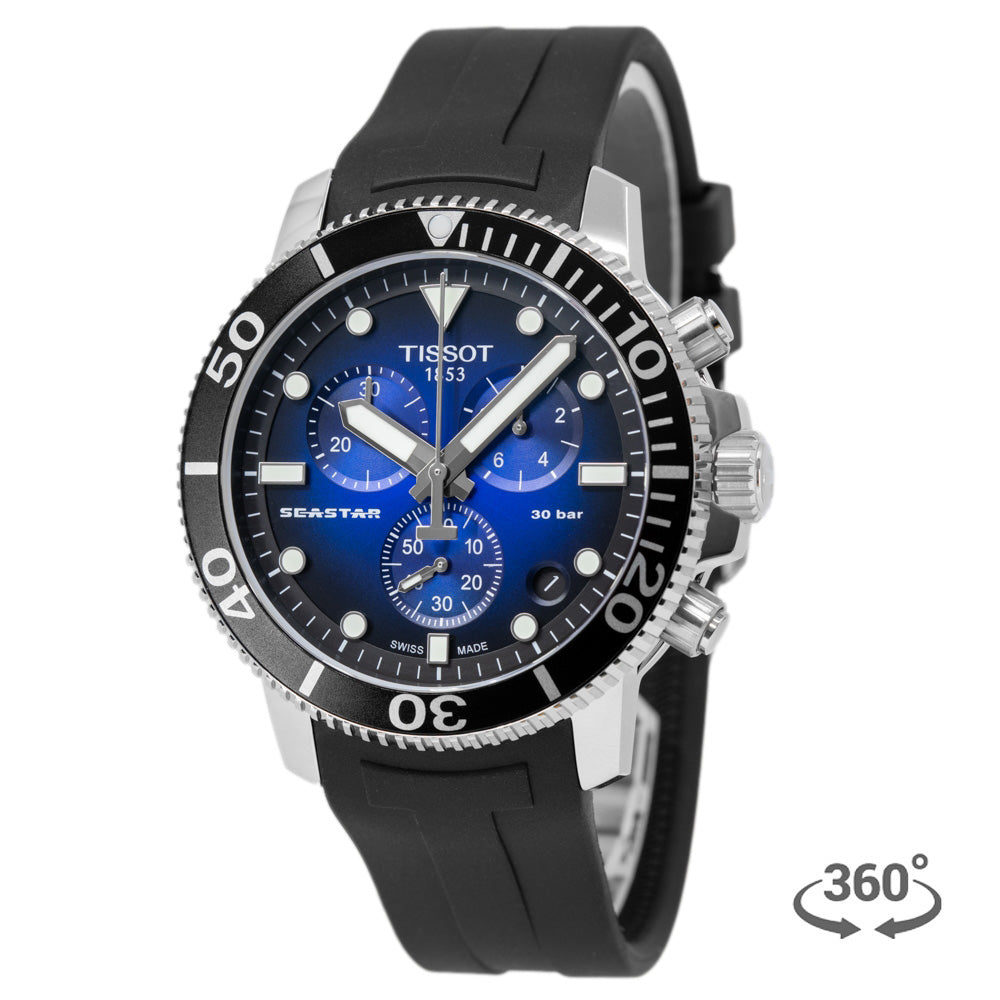 T1204171704100-Tissot Men's T120.417.17.041.00 Seastar 1000 Chrono Watch