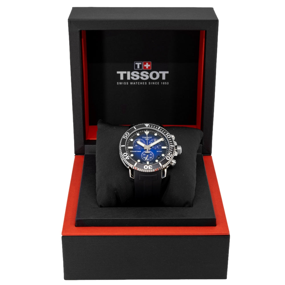 T1204171704100-Tissot Men's T120.417.17.041.00 Seastar 1000 Chrono Watch