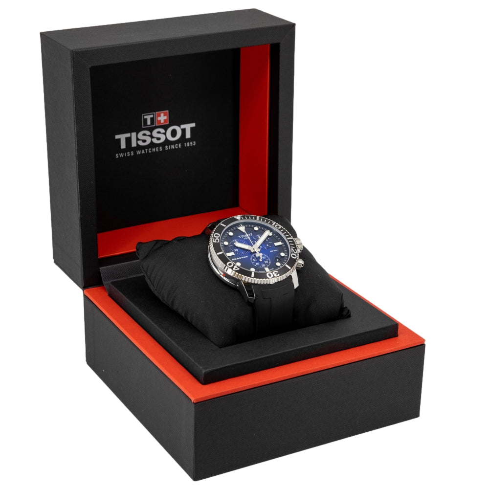 T1204171704100-Tissot Men's T120.417.17.041.00 Seastar 1000 Chrono Watch