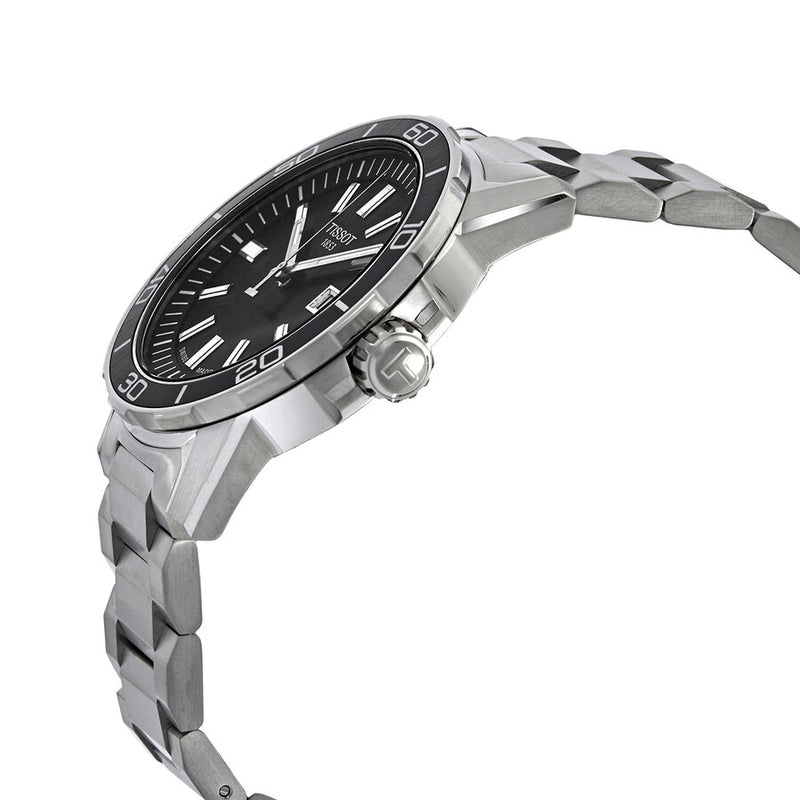 T1256101105100-Tissot Men's T125.610.11.051.00 Supersport Black Dial Watch