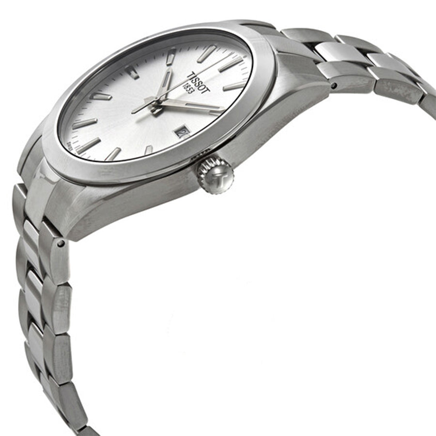 T1274101103100-Tissot Gentleman T127.410.11.031.00 Silver Dial Watch