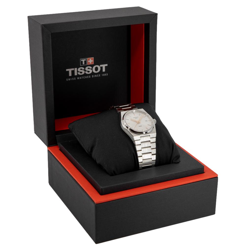 T1372101103100-Tissot Ladies T137.210.11.031.00 PRX 35mm Silver Dial Watch