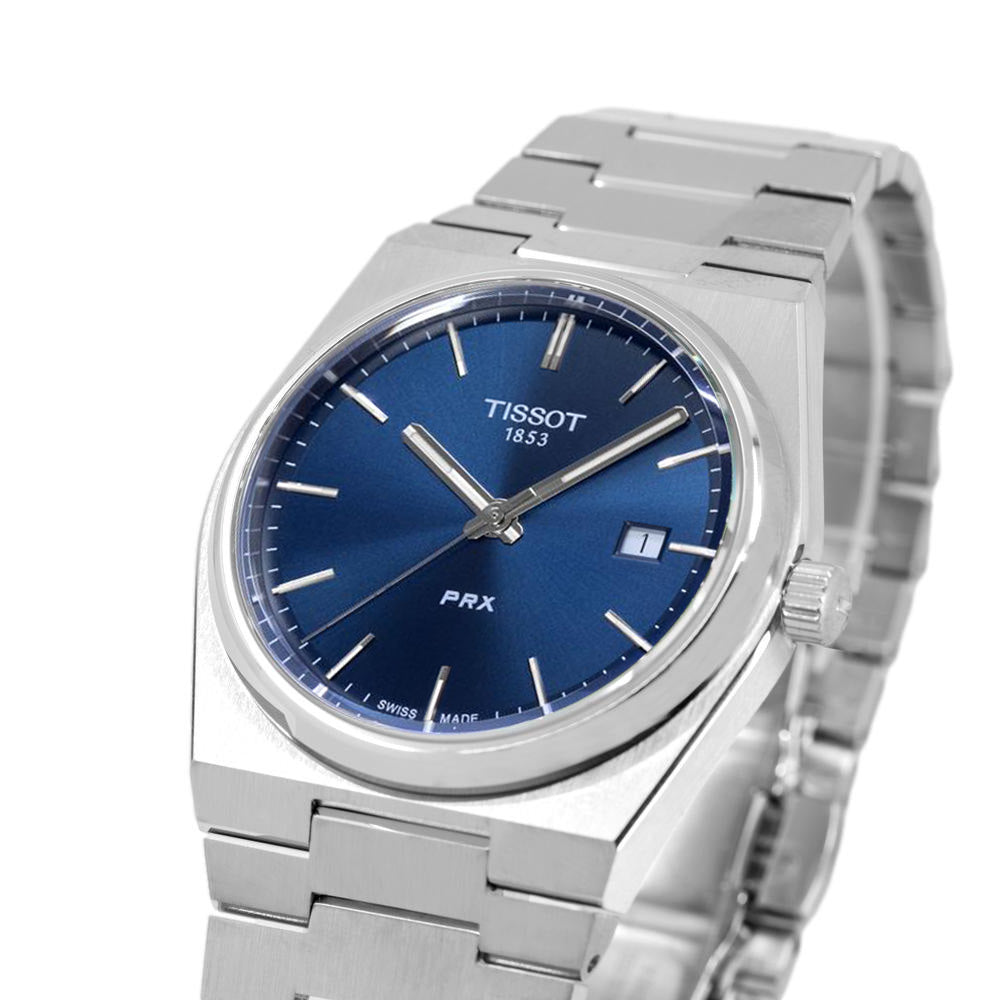 T1374101104100-Tissot Men's T137.410.11.041.00 PRX Blue Dial Watch