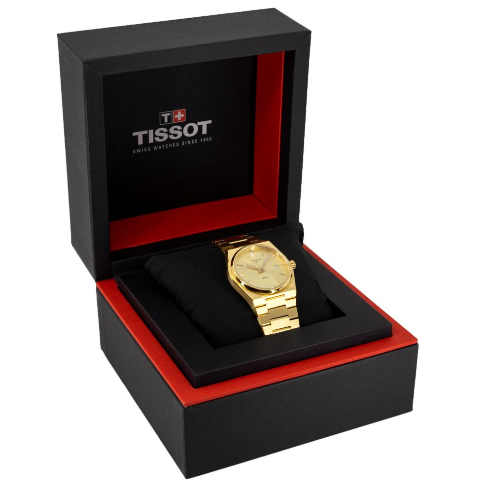 T1374103302100-Tissot Men's T137.410.33.021.00 PRX Gold PVD Watch