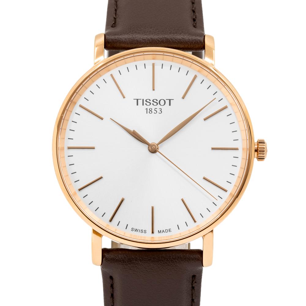 T1434103601100-Tissot Men's T143.410.36.011.00 Everytime Silver Dial Watch