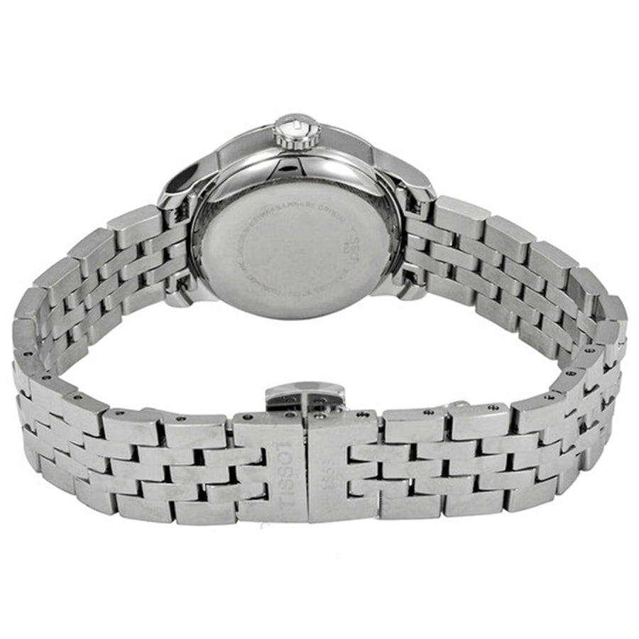 T41118356-Tissot Ladies T41.1.183.56 Le Locle Black Dial Diamond Watch