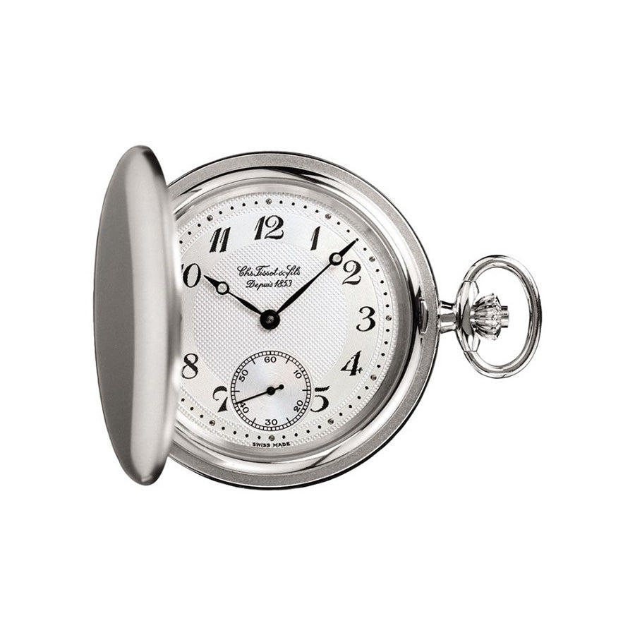 T83740732-Tissot T83.7.407.32 T-Pocket White Dial Watch