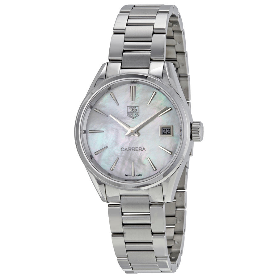 WAR1311.BA0778-Tag Heuer Ladies WAR1311.BA0778 Carrera MOP Dial Watch
