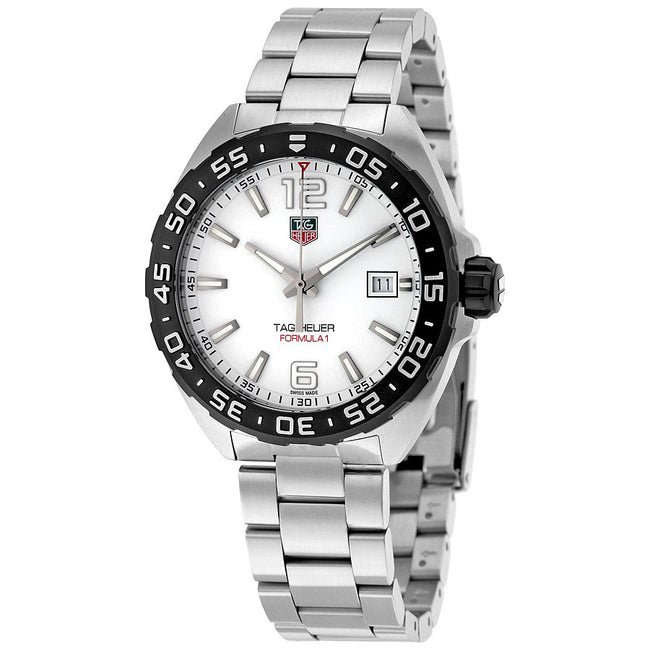 WAZ1111.BA0875-TAG Heuer Men's WAZ1111.BA0875 F1 White Quartz Watch