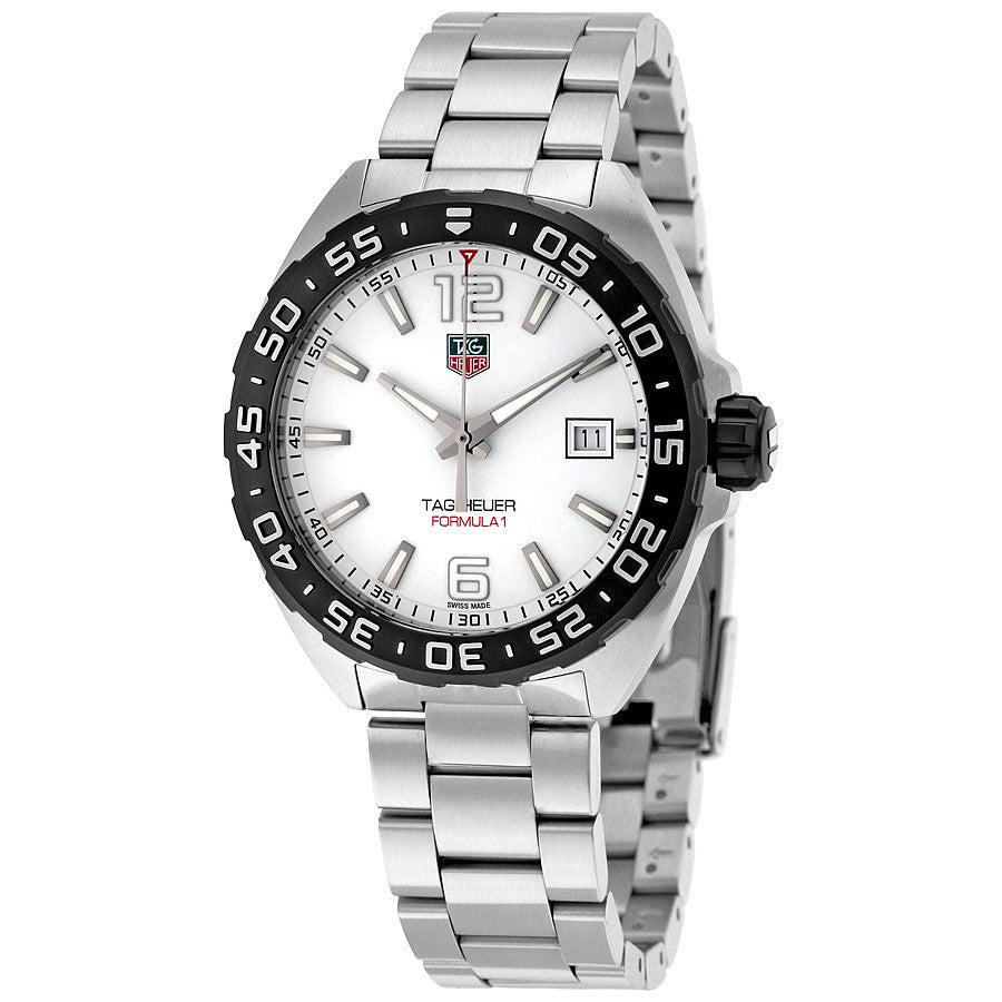 WAZ1111.BA0875-TAG Heuer Men's WAZ1111.BA0875 F1 White Quartz Watch