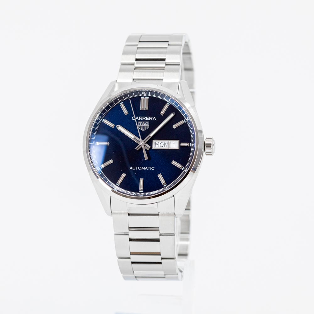 WBN2012.BA0640-Tag Heuer Men's WBN2012.BA0640 Carrera Blue Dial Watch
