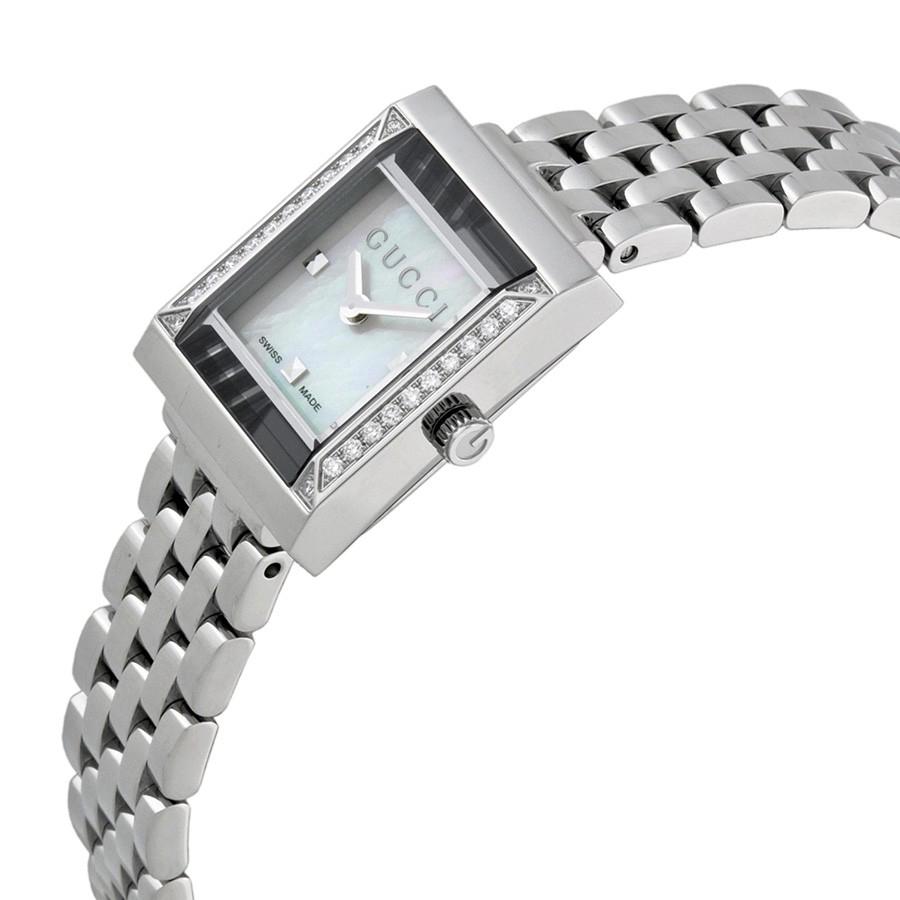 YA128405-Gucci Ladies YA128405 G Frame Quartz  Watch