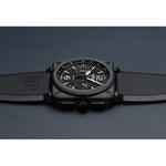 Bell & Ross Men's BR0394-BL-CE Aviation Chronograph Steel Automatic Watch
