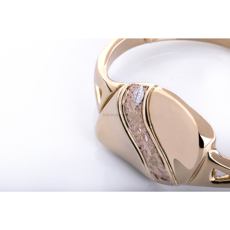 Bracelet Three Parts Gold 18Kt 2 Colors (Yellow / Pink )