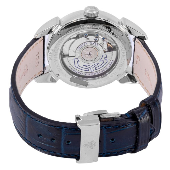 3194.1B-CuervoySobrinos 3194.1B Historiador Retrogardo Blue Watch