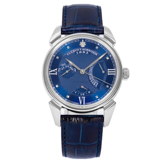 3194.1B-CuervoySobrinos 3194.1B Historiador Retrogardo Blue Watch
