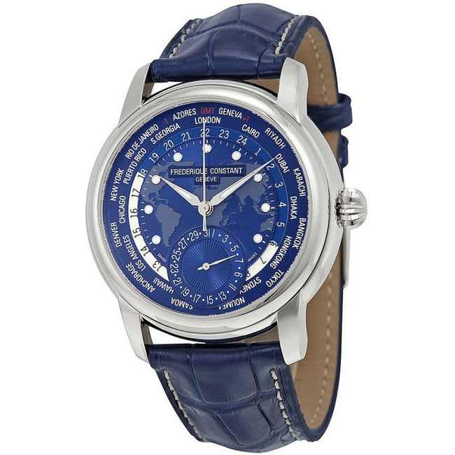 Frederique Constant Mens Fc-718Nwm4H6 Wordtimer Watch Watch