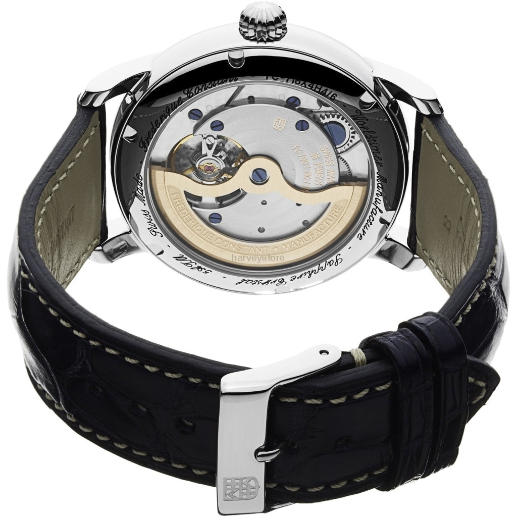 Frederique Constant Mens Fc-718Nwm4H6 Wordtimer Watch Watch