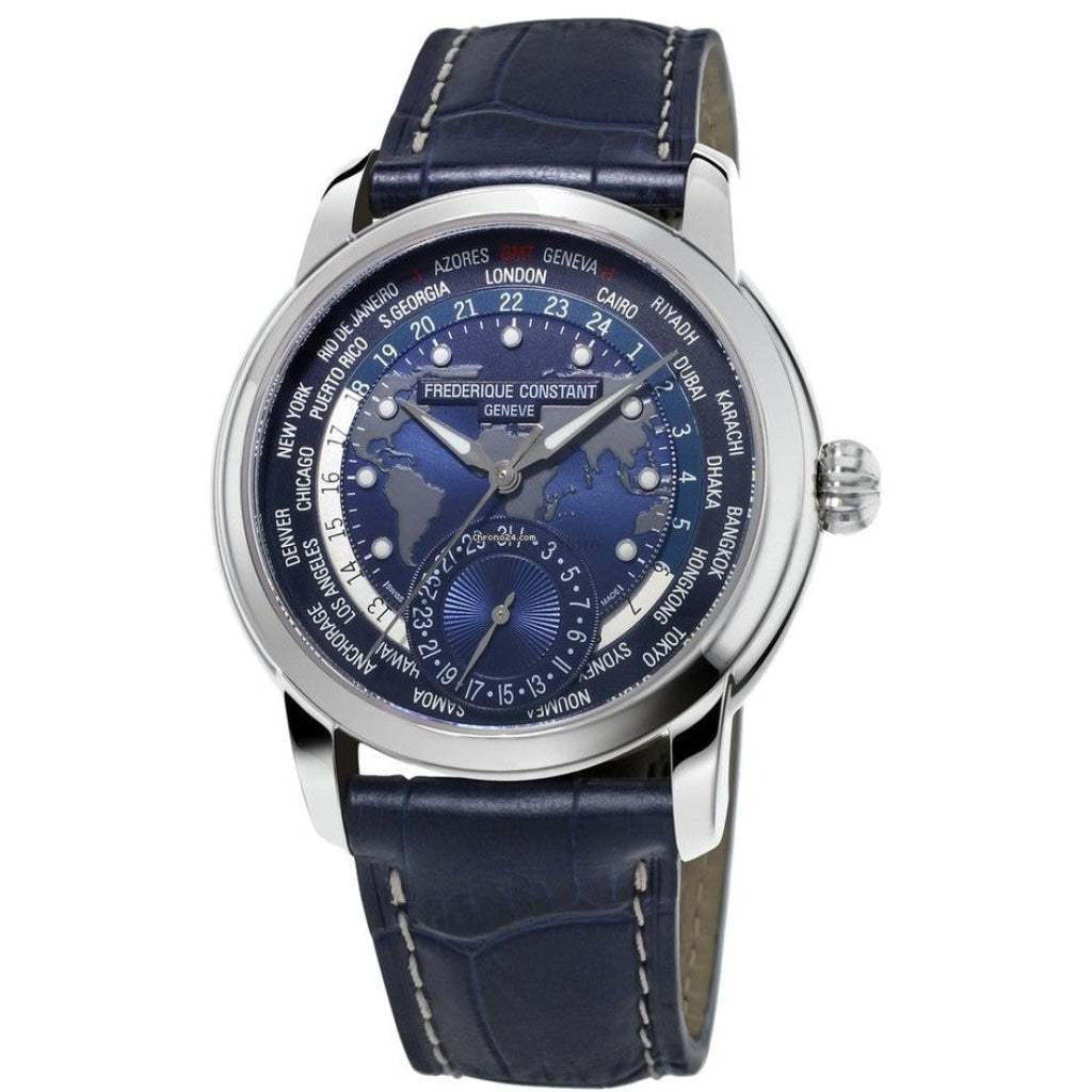 Frederique Constant Mens Fc-718Nwm4H6 Wordtimer Watch Watch