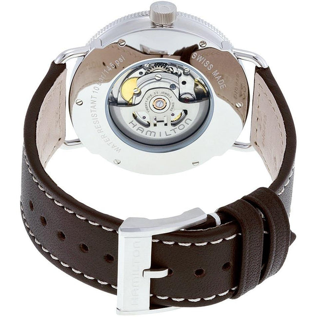 H77715553-Hamilton Men's H77715553 Khaki Navy Pioneer Watch