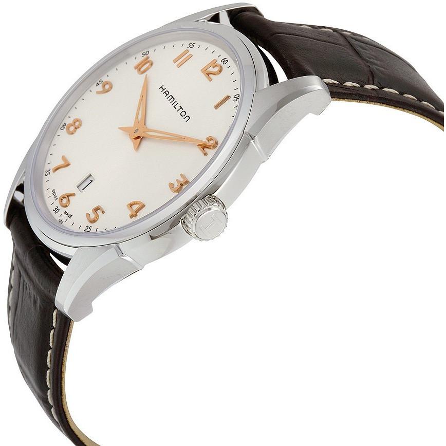 H38511513-Hamilton Men's H38511513 Jazzmaster Thinline Date Watch