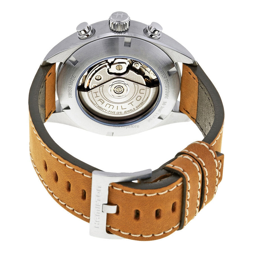 H71616535-Hamilton Men's H71616535 Khaki Field Auto Chrono Watch