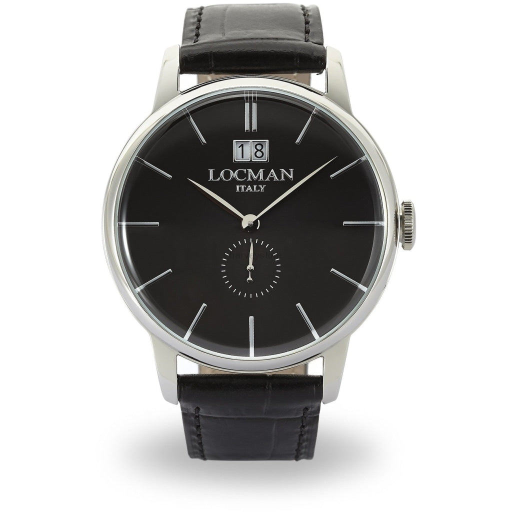 Locman Men's 1960 Solo Tempo Quartz Data 0252V01-00BKNKPK